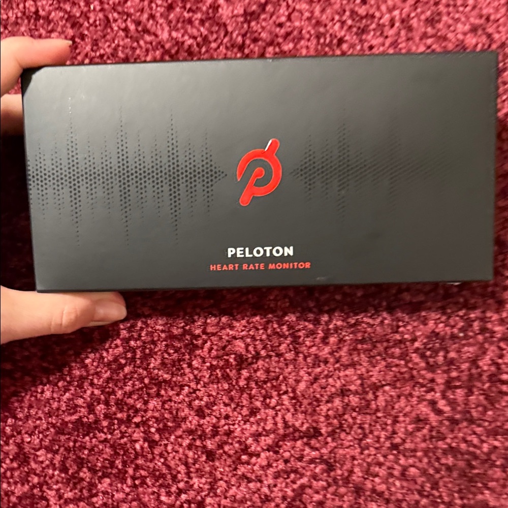 Peloton Heart Rate Monitor - Black with Red Accent